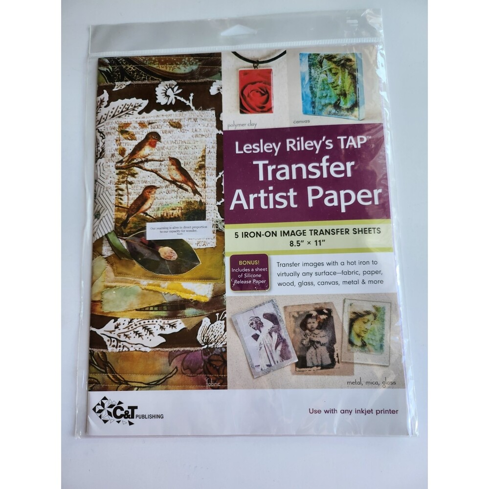 Lesley Riley's TAP Transfer Artist Paper 5-Sheet Pack B11